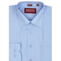 Сорочка подростковая приталенная длинный рукав размерный ряд 37/170-176-40/176-182 цвет голубой Imperator арт.Bell Blue sl-П