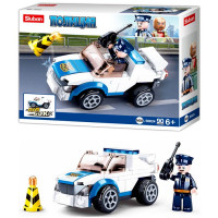 Конструктор пластиковый Полиция.Внедорожник 90 деталей (Sluban) арт.M38-B0824