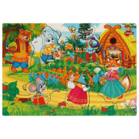 Игра деревянная Теремок (Буратино) 23*17 см арт.BRT01