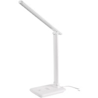 Светильник настольный на подставке General (230V/12W/LED) арт.ЖНЛ049/GLTL-042 белый беспр.заряд.тел.