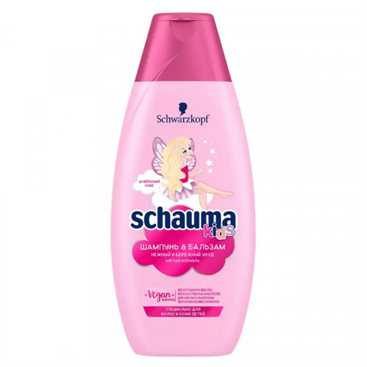 Шампунь для волос Schauma 350 мл KIDS для девочек (Ст.10)