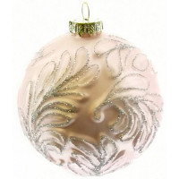 Шар стекло без упаковки /1шт/ 08см цв.асс. арт.754061