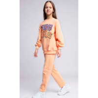 Брюки для девочки артикул CLE 836050/48у_п размер 34/134-42/158 цвет персиковый