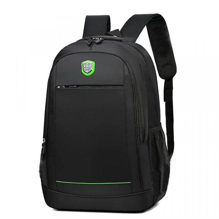 Рюкзак для мальчика (AIYIMAN) черный-зеленый 47х31х16 см арт.CC423_7540-3