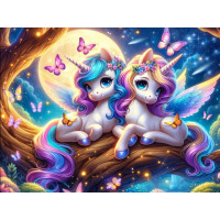 Пазл 260 элементов Лунные единороги (РК) арт.УК260-1992