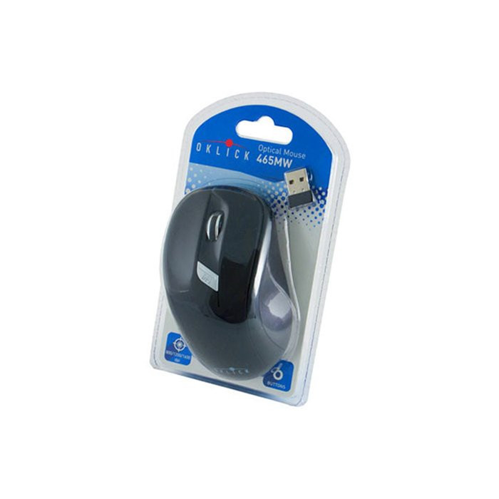 Мышь беспроводная Oklick 465MW черная USB
