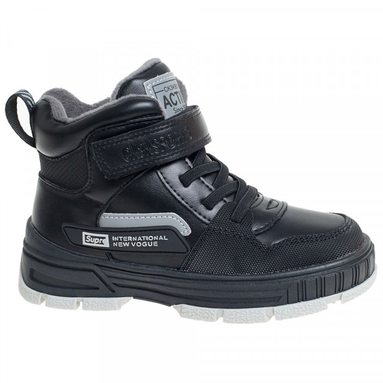 Ботинки для мальчика (Сказка) черный верх-искусственная кожа подкладка - текстиль артикул R016165945BK