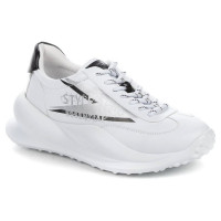 Кроссовки для девочки (KEDDO) белый верх-искусственная кожа/текстиль  подкладка-текстиль размерный ряд 36-41 арт.837221/03-05