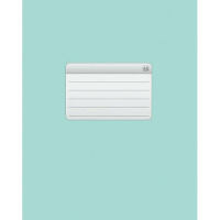 Тетрадь А5 клетка 48 листов скоба второй блок (Hatber) Тетрадь Зеленая арт.48Т5D1_27731