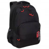 Рюкзак для мальчиков (Grizzly) арт.RU-430-4/1 черный-красный 32х45х23 см