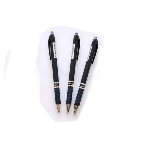 Ручка шариковая автомат (PIANO) н/прозрачный корпус синий масляная 0,5мм арт.PB-165 (Ст.24/1152)