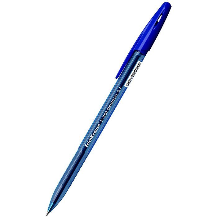 Ручка гелевая проз.корп. (ErichKrause) Original R-301 синий, 0,5мм арт.40318  (Ст.60)