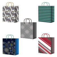 Пакет бумажный с ручкой 32*45+10см арт.ПБР62579