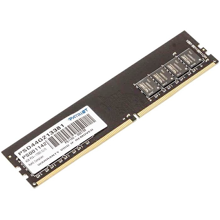 Модуль памяти PATRIOT Signature PSD44G213381 DDR4 - 4Гб 2133, DIMM, Ret