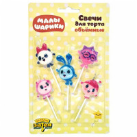 Свечи д/торта фигурные 05шт/наб. "Малышарики" арт.1502-2505