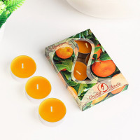 Свеча в гильзе 06шт/наб. "Мандарин" арт.7691012