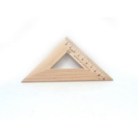 Угольник деревянный 11см 45° (МОЖГА) арт.С138