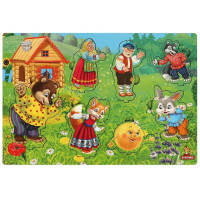 Игра деревянная Колобок (Буратино) 28*20 см арт.KOLOB-02