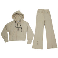 Костюм спортивный для девочки (Делорас) арт.Y63597AB размер 34/134-44/164 цвет бежевый