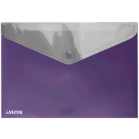 Папка-конверт на кнопке А4(235*330) 180мкм deVENTE Marandi. Dual, лаванда арт.3079317 (Ст.)