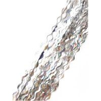 Дождь новогодний ПЭТ 09*100см "Волна" цв.серебро арт.95921