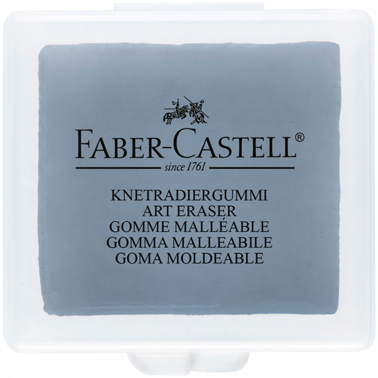 Ластик-клячка (Faber-Castell) 40х35х10мм серый арт.127220