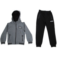 Костюм спортивный для мальчика арт.158 размерный ряд 30/116-46/170 цвет серый