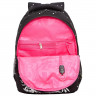 Рюкзак для девочек школьный (Grizzly) арт.RG-360-1/1 черный 27х40х20 см