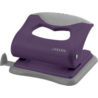 Дырокол (10л) deVENTE пластиковый с каучуковой вставкой, с линейкой Marandy лавандовый арт.4020205 (Ст.)