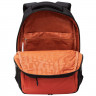 Рюкзак для мальчиков (Grizzly) арт.RU-430-7/2 черный-кирпичный 32х45х23 см