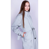 Плащ осенний для девочки (OVAS) арт.ИВА размерный ряд 40/158-44/170 цвет пыльный минт