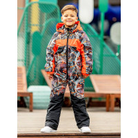 Комплект осенний для мальчика (БАТИК) арт.Кибби цвет оранжевый