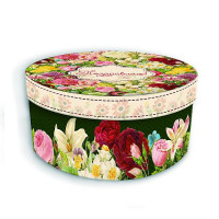 Коробка подароч. 14*14см Райский сад