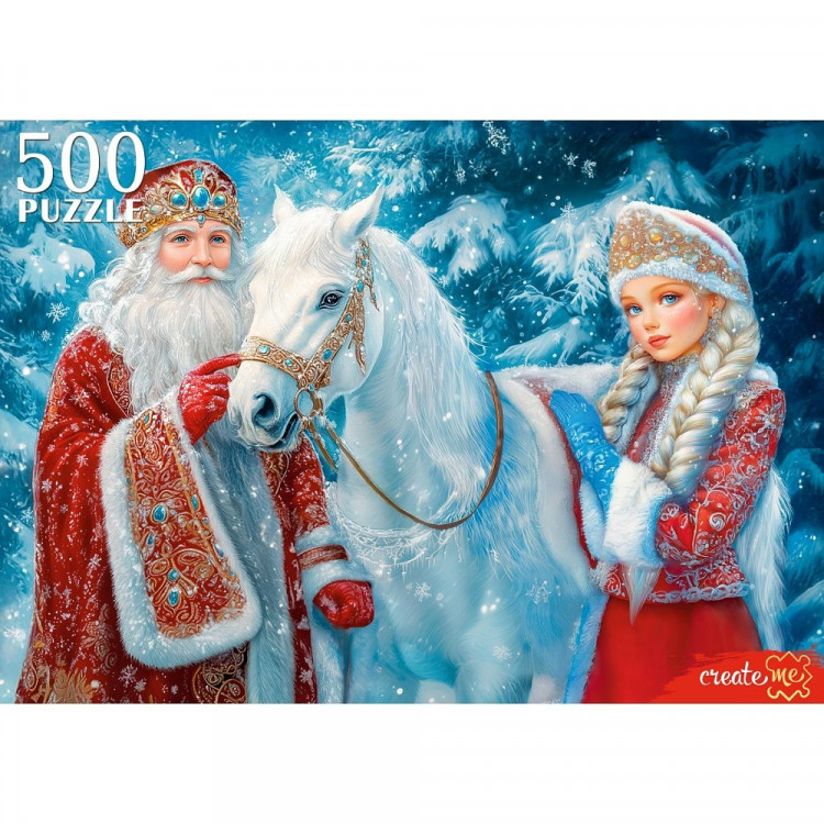 Пазл 500 элементов Новогодние чудеса (РК) арт.П500-7623