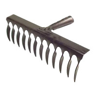 Грабли витые 12-зубые без черенка Эконом 31 см