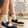 Туфли для девочки (KEDDO) синий верх-искусственный нубук подкладка-натуральная кожа артикул 956403/02-03
