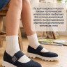 Туфли для девочки (KEDDO) синий верх-искусственный нубук подкладка-натуральная кожа артикул 956403/02-03