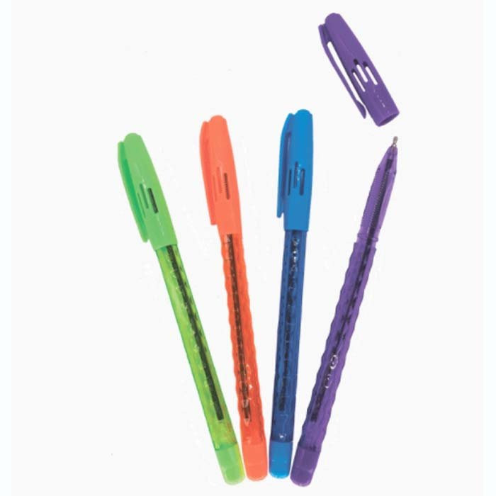 Ручка шариковая не прозрачный корпус (deVENTE) синяя, масляная, пишуший узел-конус, 0.7мм, цветной корпус в асс. арт.5073709 (Ст.1000)