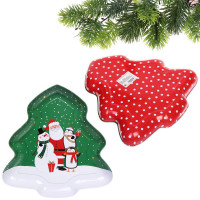 Поднос жестяной "Ёлочка. Дружная компания" 25,8*15см арт.889-0510