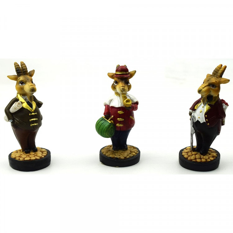 Статуэтка символ года Козлик. Джентельменский набор 4,5*9см арт.579137