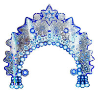 Кокошник из снежинок арт.5353872