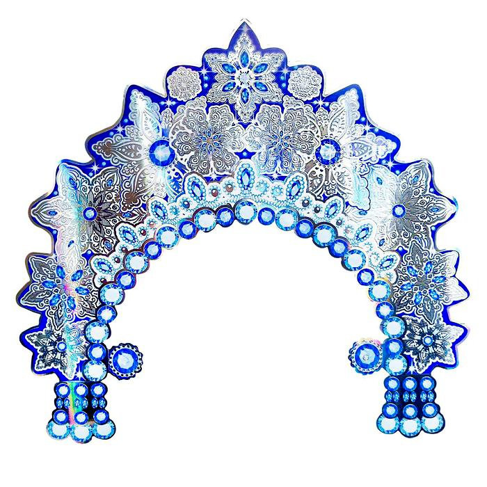 Кокошник из снежинок арт.5353872