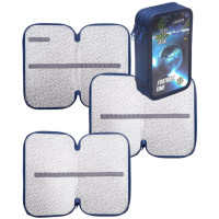 Пенал 3 отделения (deVente) 205х120мм Football Time конгревное тиснение арт.7013402