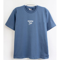 Футболка для мальчика арт.4545 цвет джинсовый