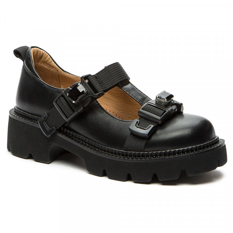 Туфли для девочки (BETSY) черные верх-искусственная кожа   подкладка-натуральная кожа артикул 938310/04-01