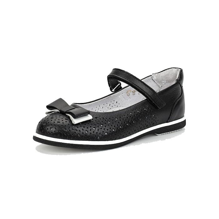 Туфли для девочки (ELEGAMI) черные верх-натуральная кожа подкладка-натуральная кожа артикул 5-522531901