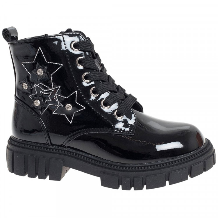 Ботинки для девочки (Сказка) черный верх-искусственная кожа подкладка - байка артикул R577965862BK