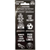 Закладка-магнит deVENTE Зона приключений (Adventure Zone) 4 штуки 25*56,6 мм арт.8065615