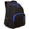 Рюкзак для мальчиков (Grizzly) арт.RU-430-7/3 черный-синий 32х45х23 см