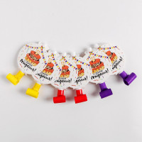 Гудок-язычок "Праздничный торт" 6шт/наб. арт. 4904088